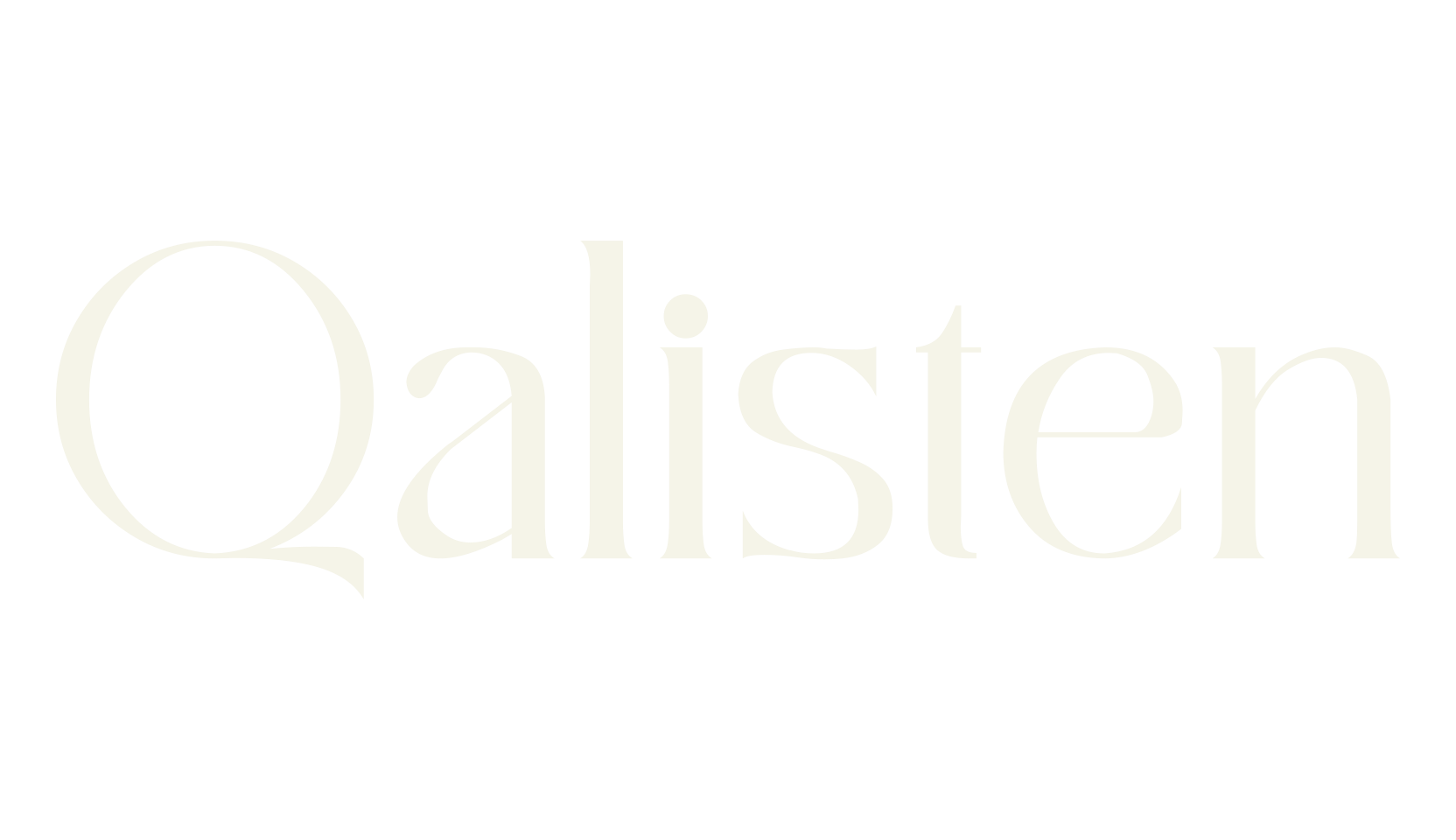 Qalisten, serif font preview