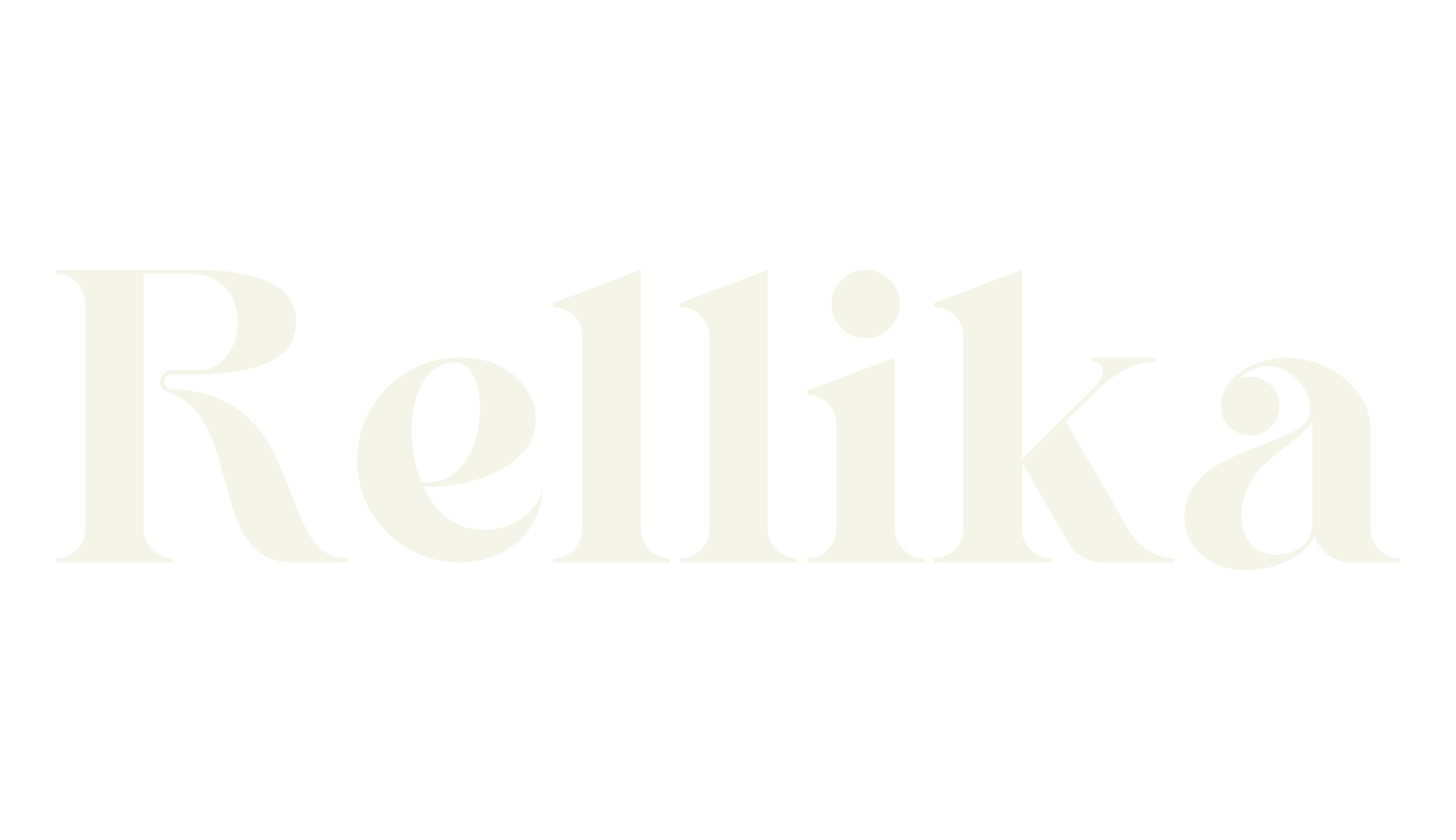 Rellika, modern font preview