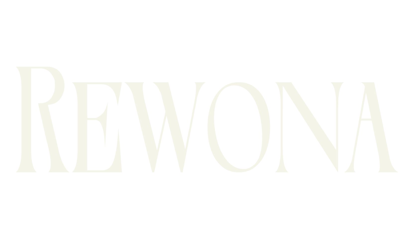 Rewona, serif font preview