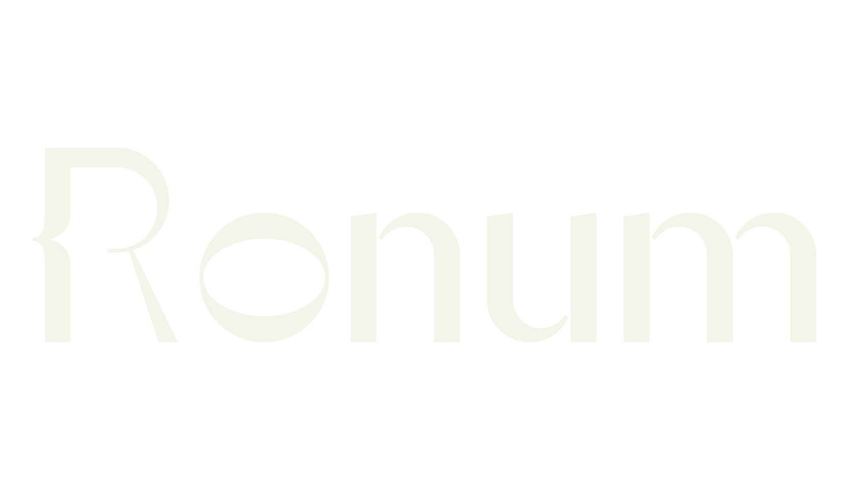 Ronum, modern font preview