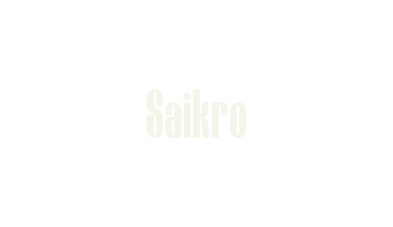 Saikro, modern font preview