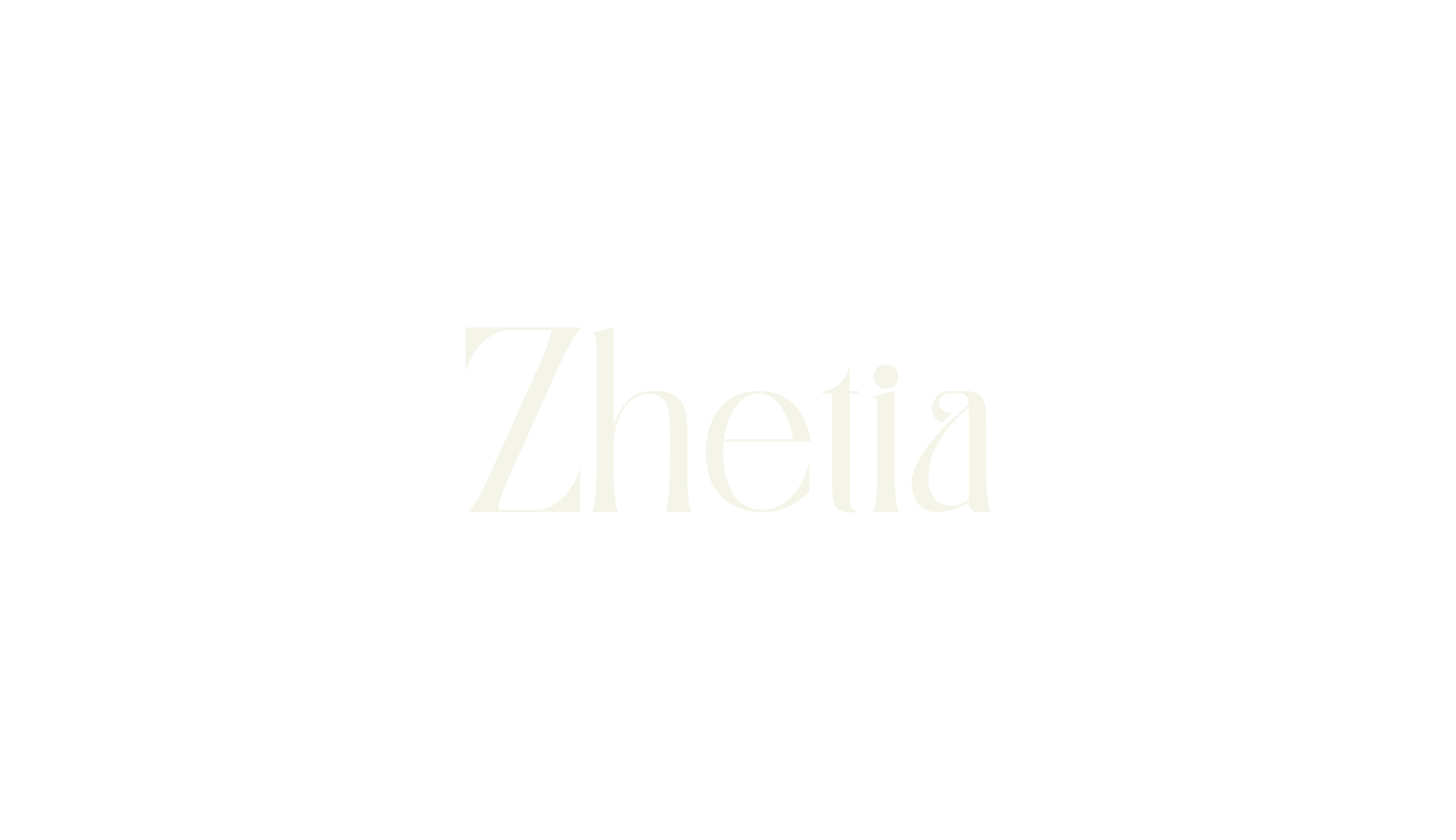 Zhetia, serif font preview