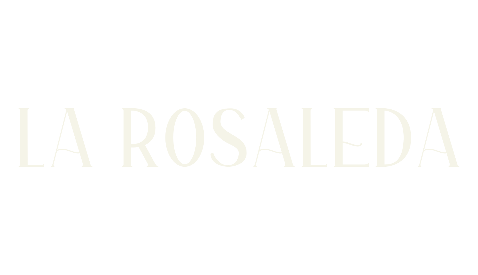 La Rosaleda, sans serif font preview