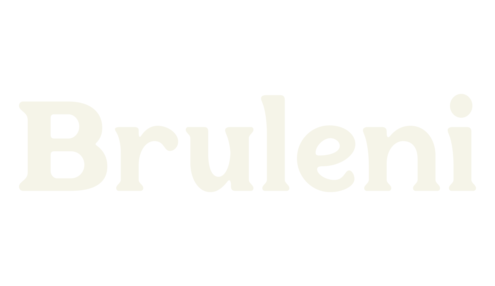 Bruleni, bold font preview