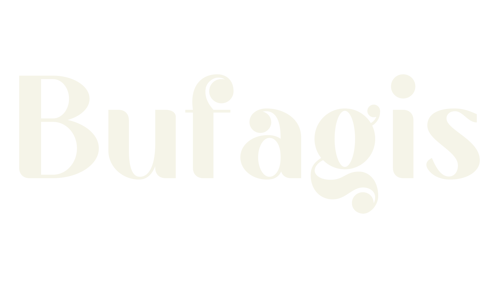 Bufagis, cursive font preview