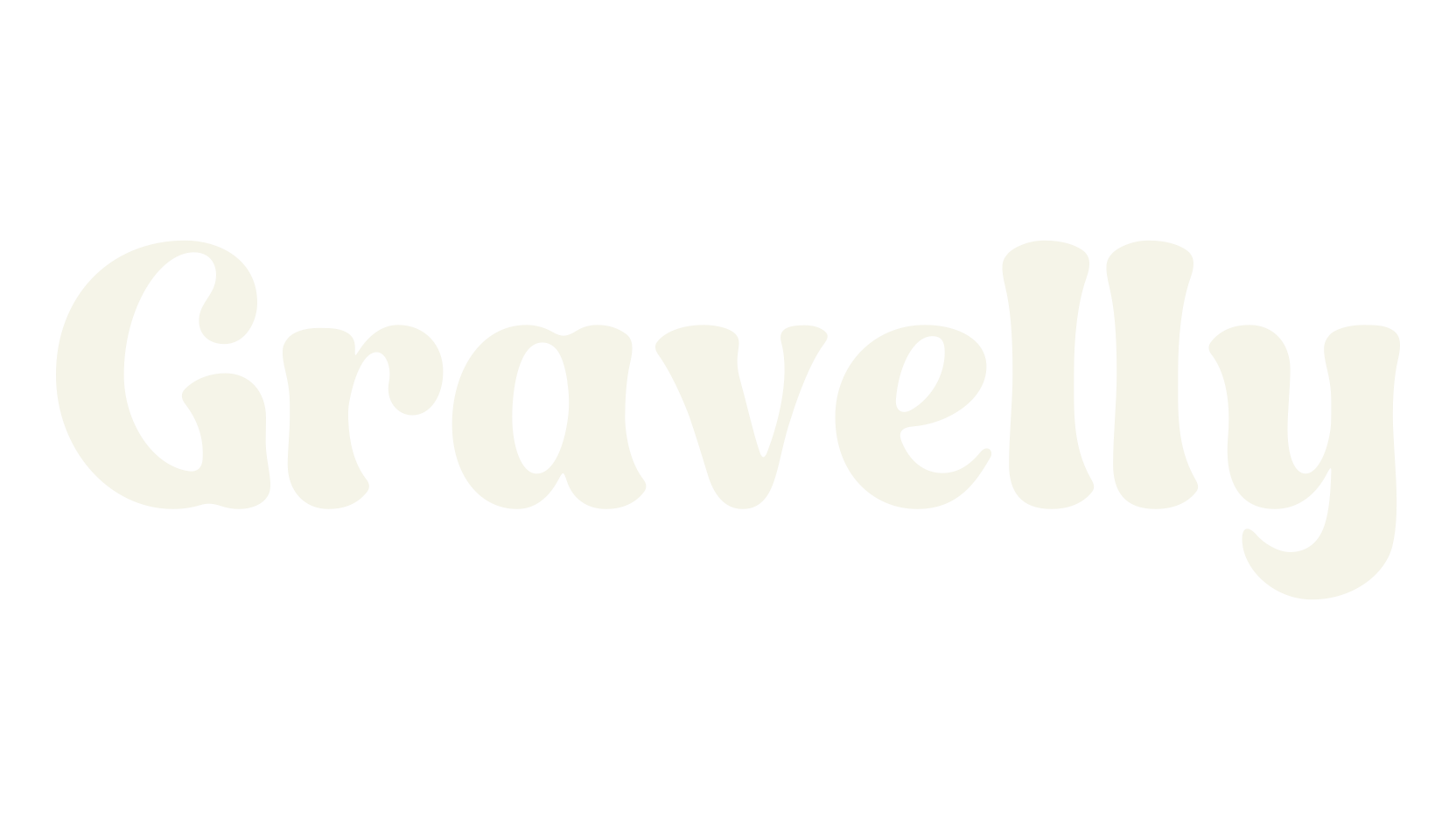 Gravelly, bold font preview