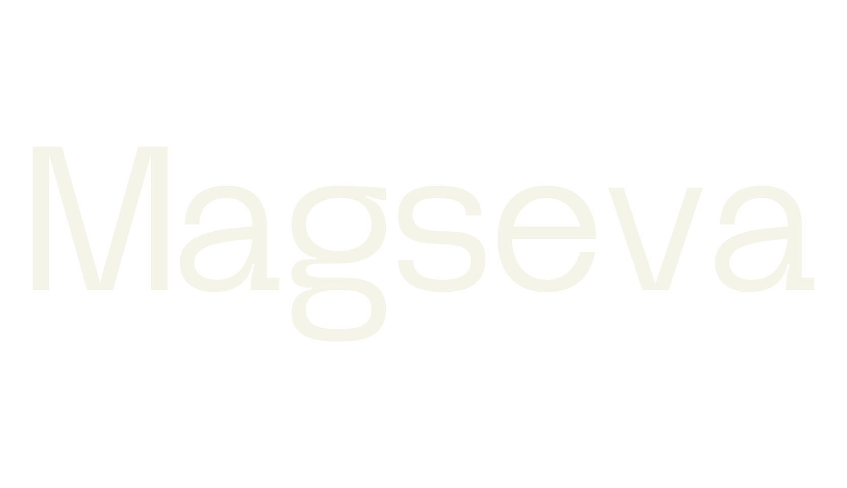 Magseva, sans serif font preview