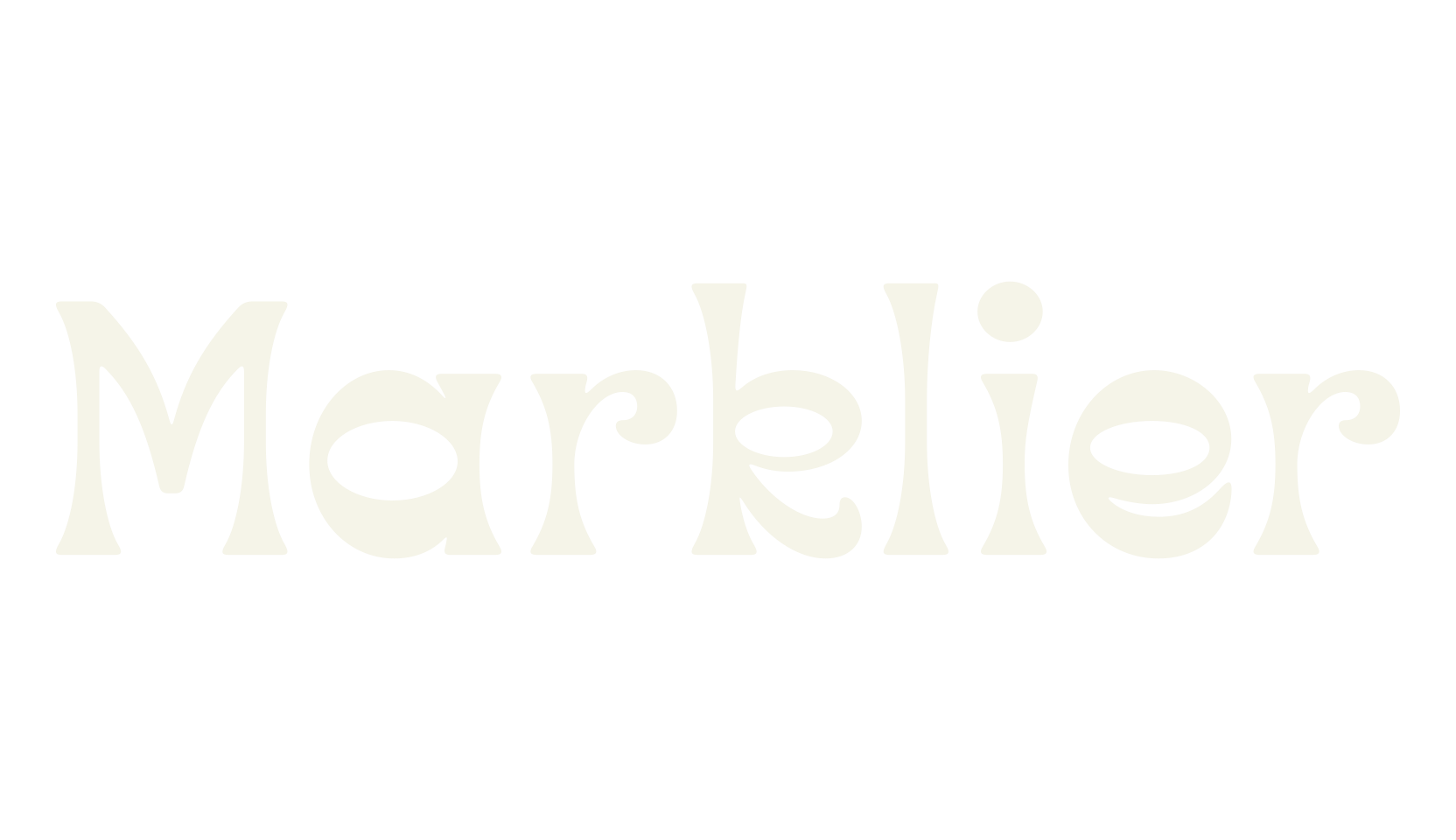 Marklier, bold font preview