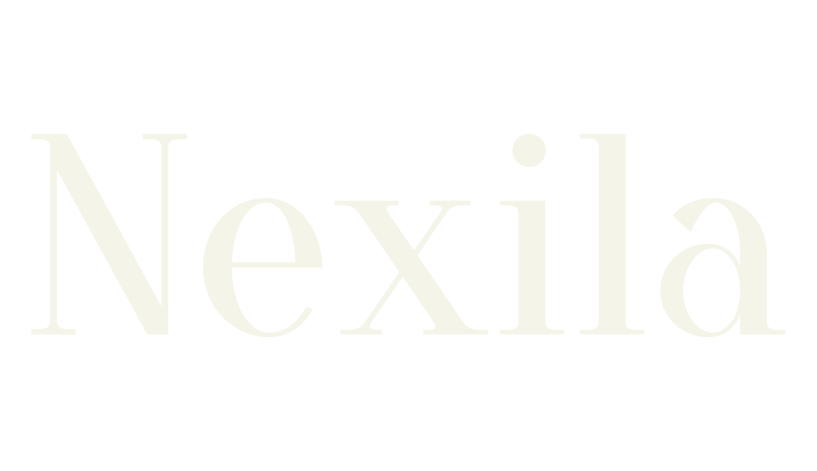 Nexila, sans serif font preview