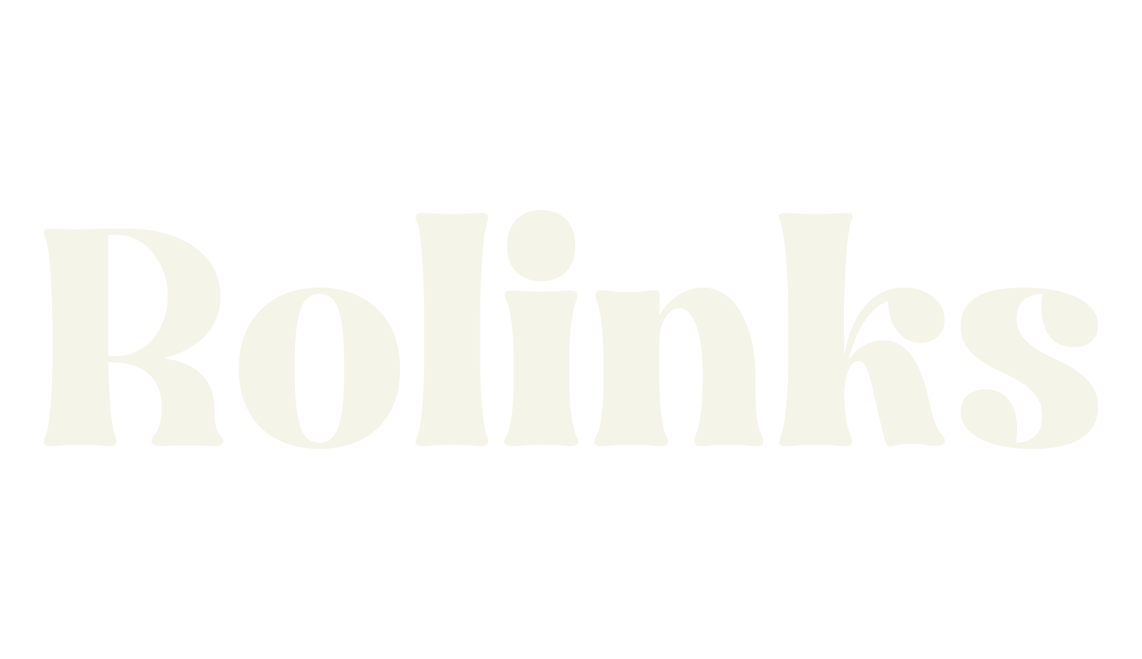 Rolinks, magazine font preview