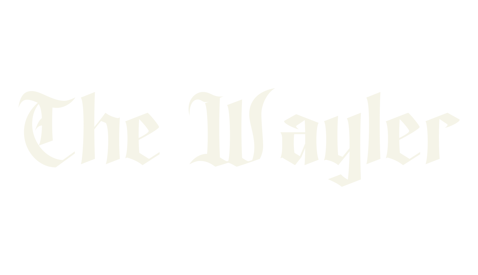 The Wayler, alphabet font preview