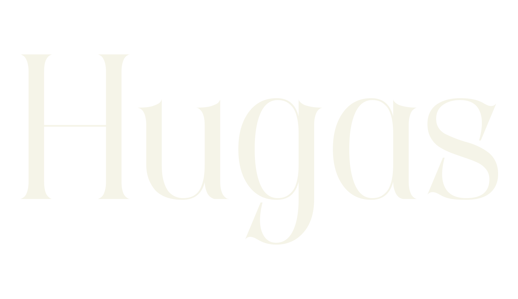 Hugas, serif font preview