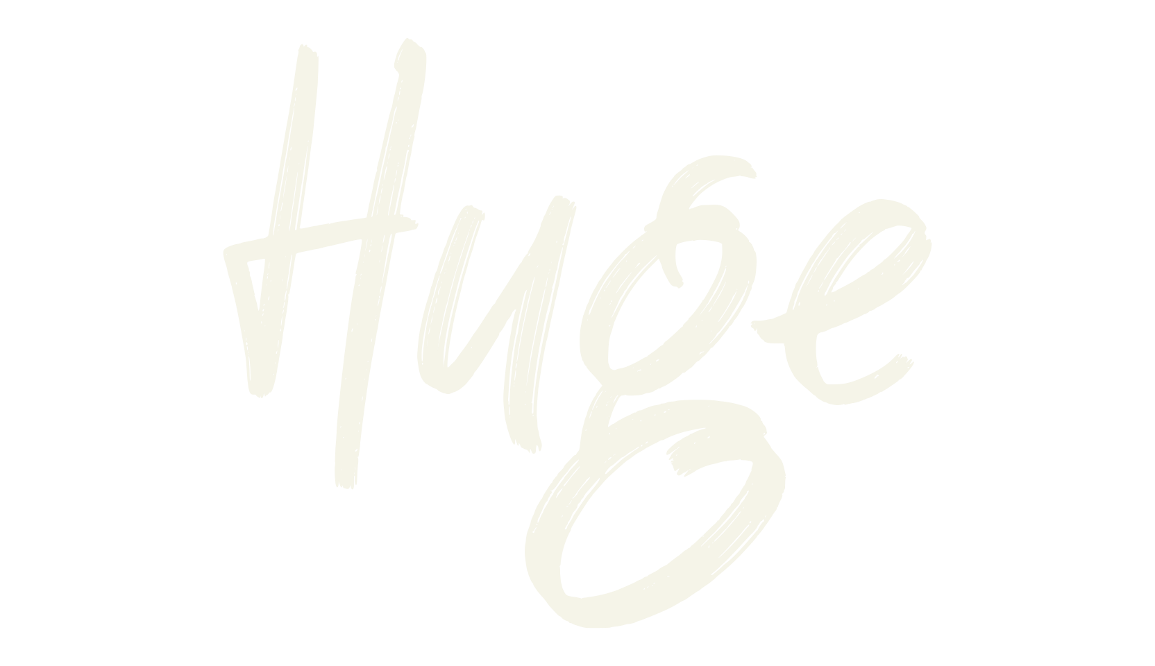 Huge, brush font preview