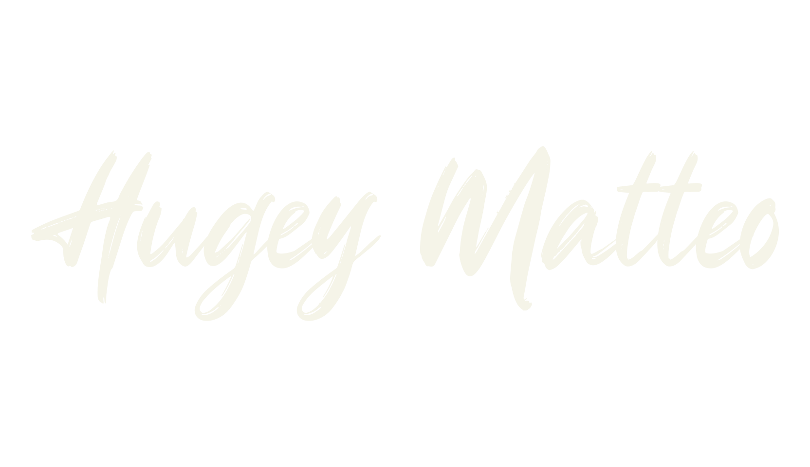 Hugey Matteo, bold font preview