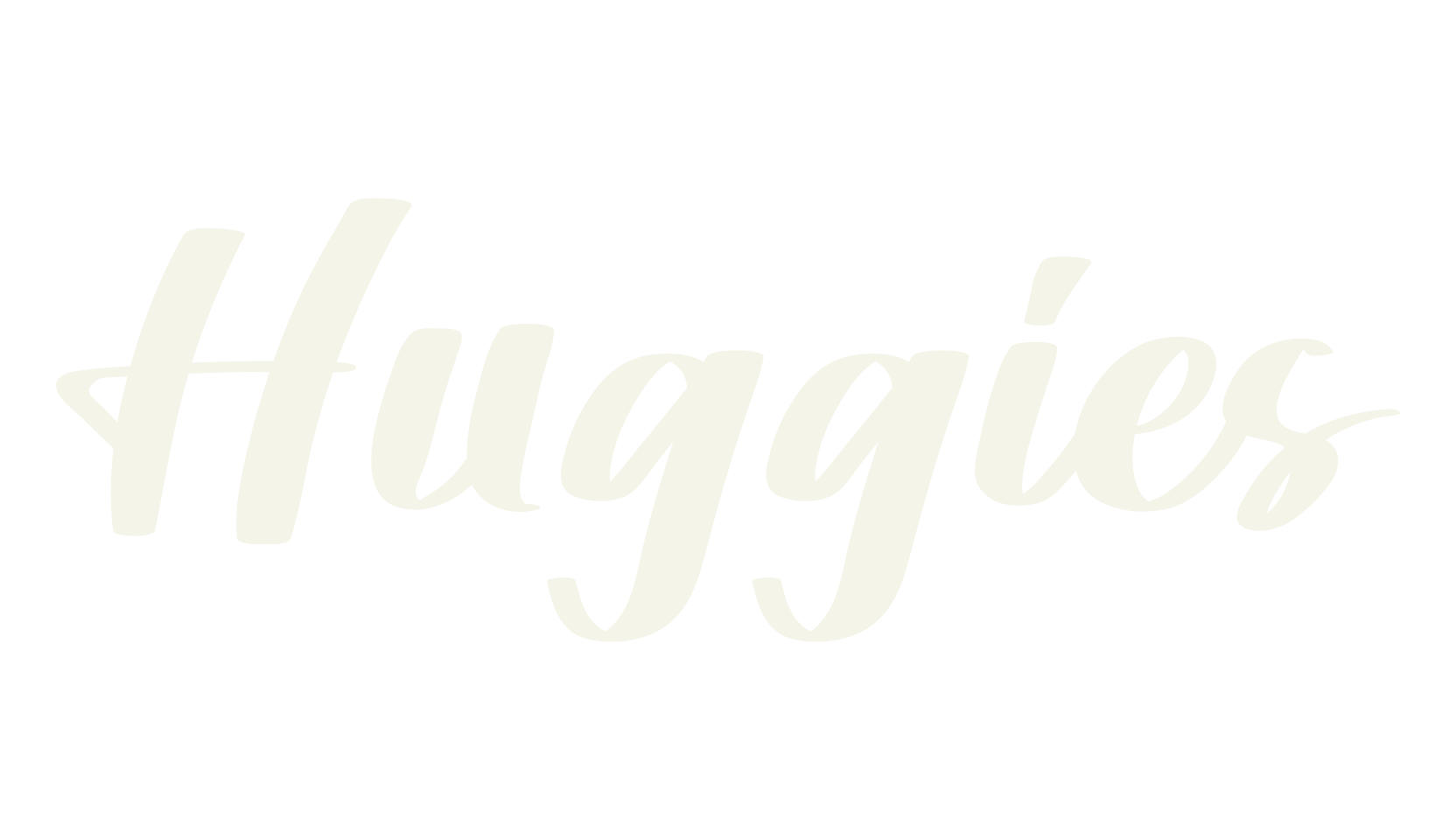 Huggies, cool font preview