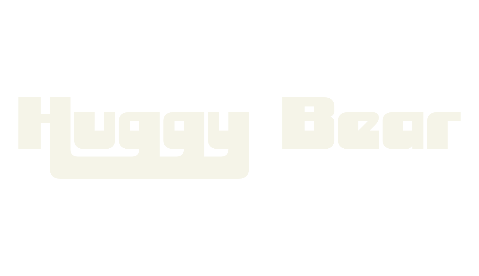 Huggy Bear, display market font preview