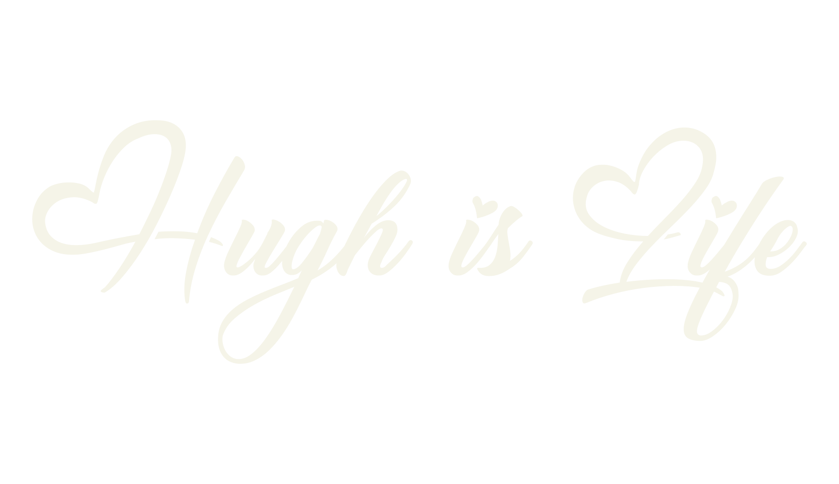 Hugh is Life, fashion script font preview