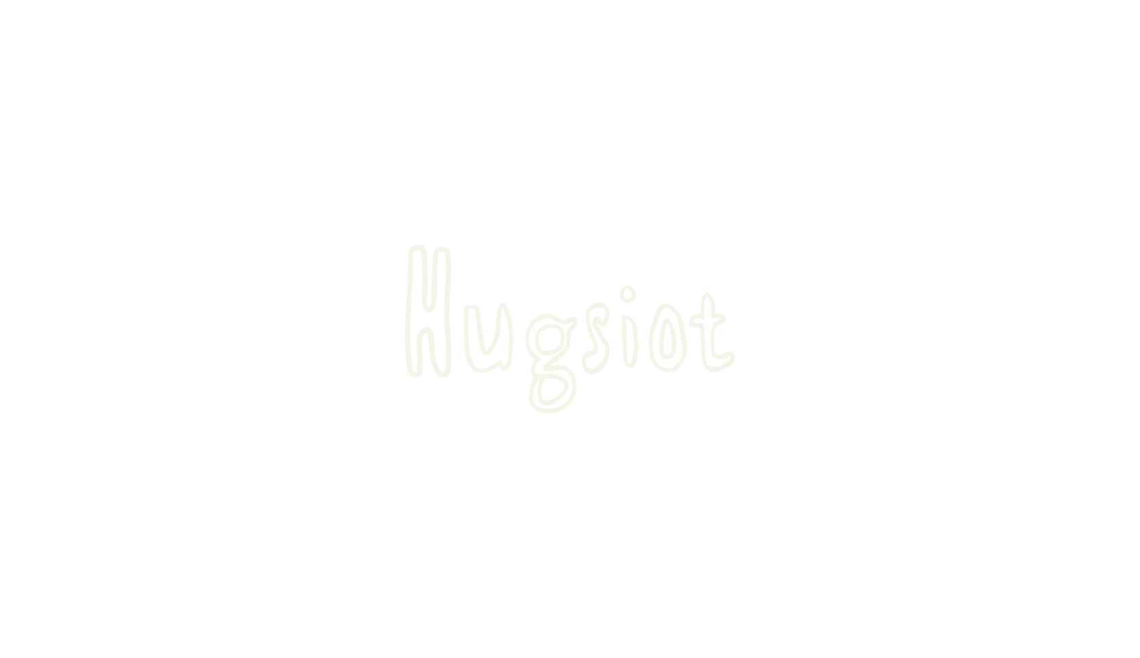 Hugsiot, hand drawn font preview