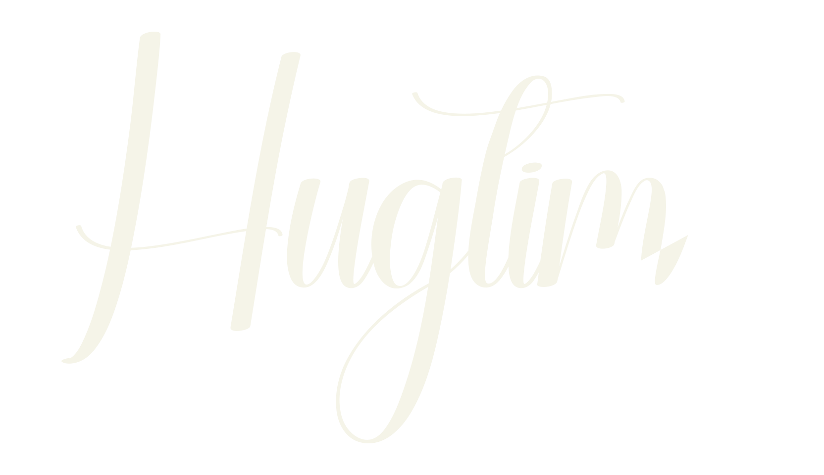 Hugtime, calligraphy font preview