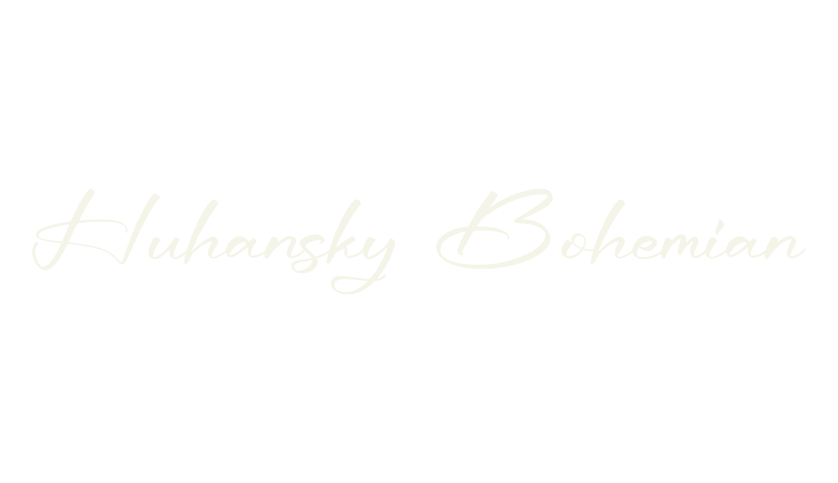 Huhansky Bohemian, script font preview