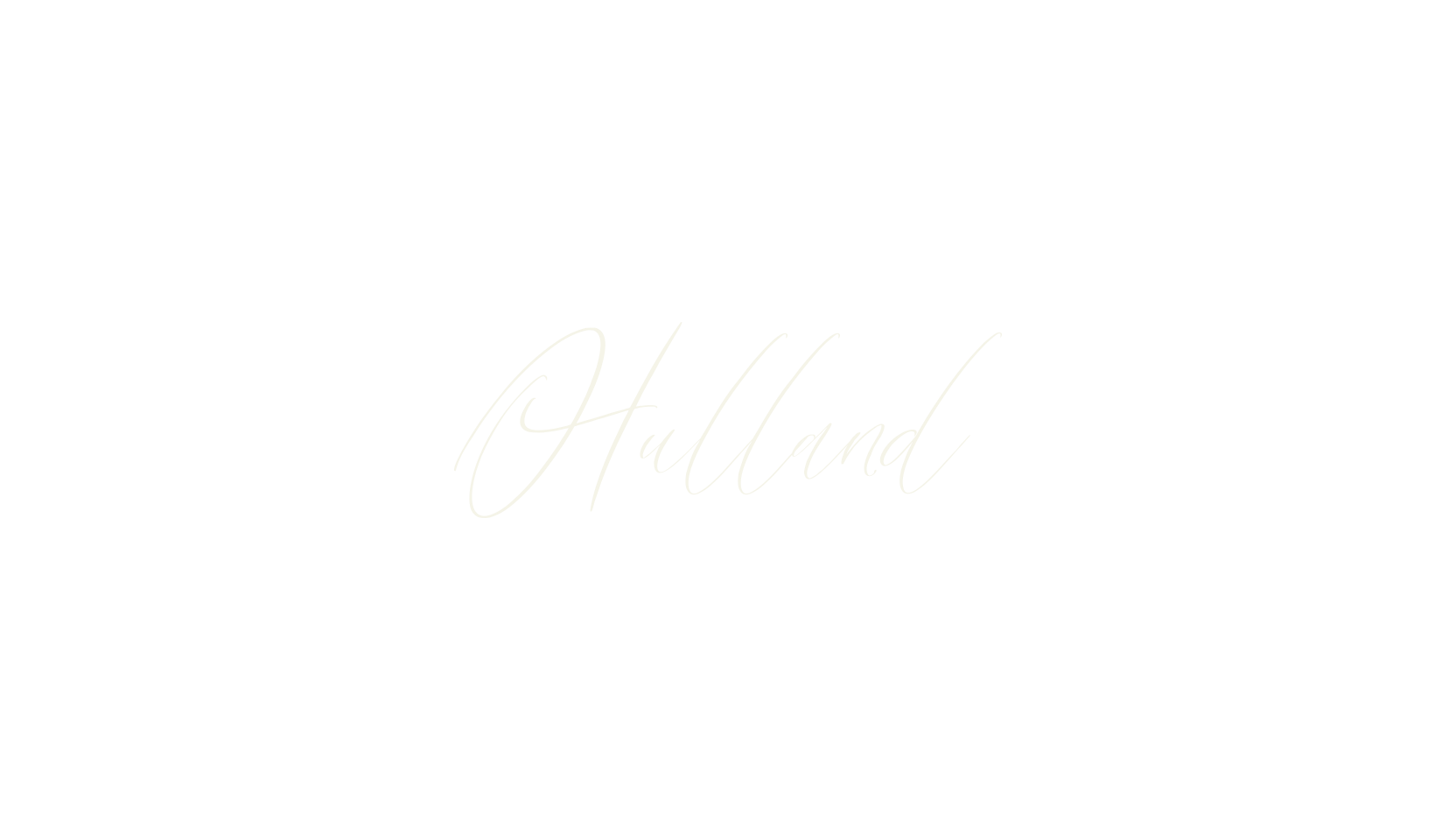 Hulland, signature font preview
