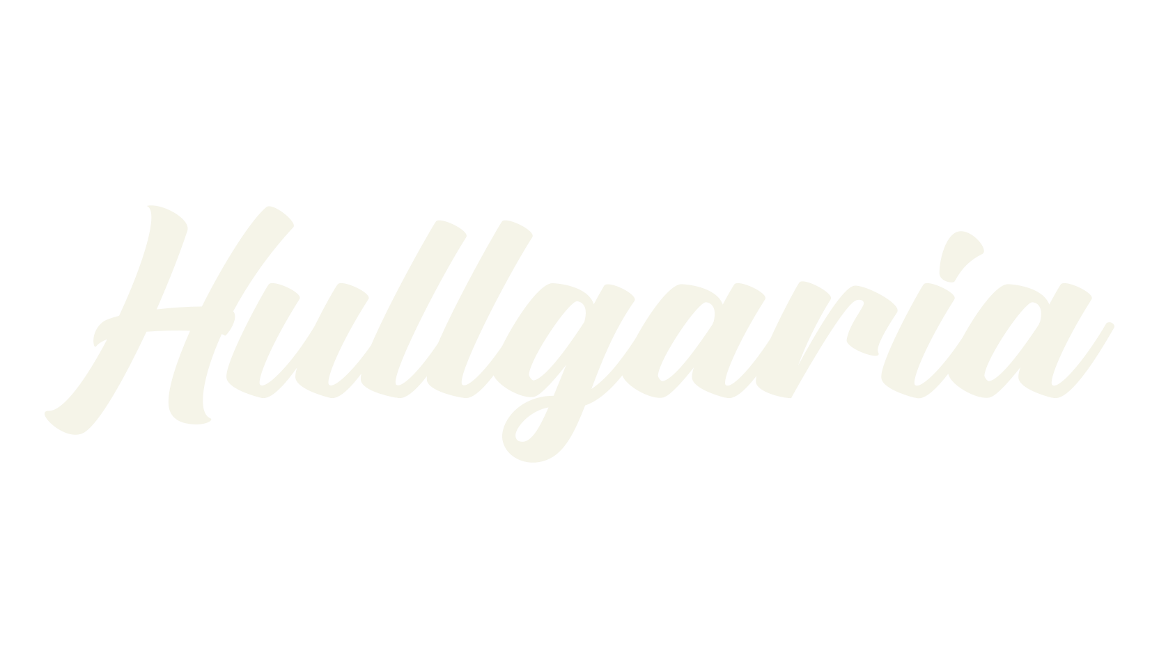 Hullgaria, cursive font preview