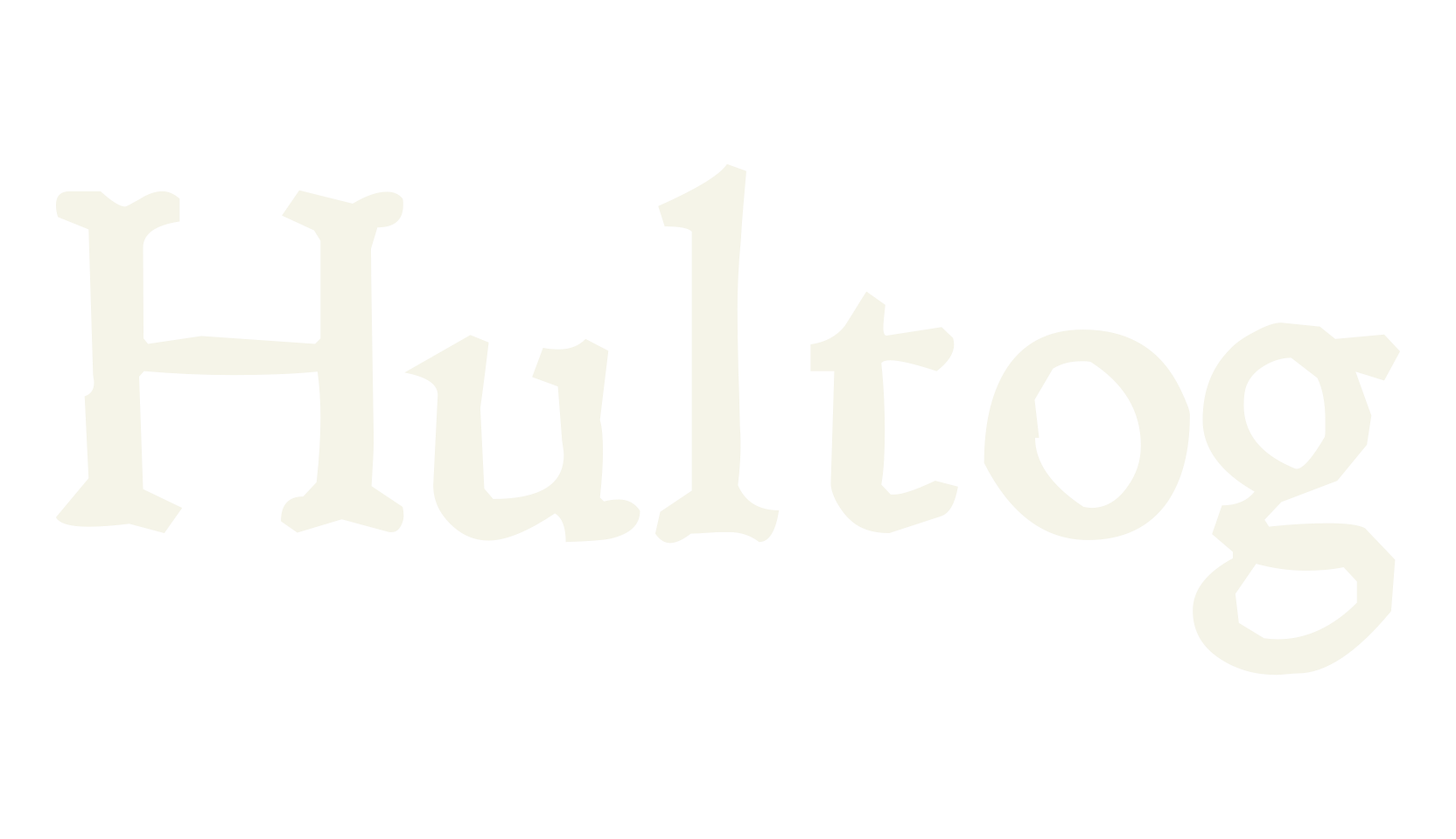 Hultog, gothic font preview