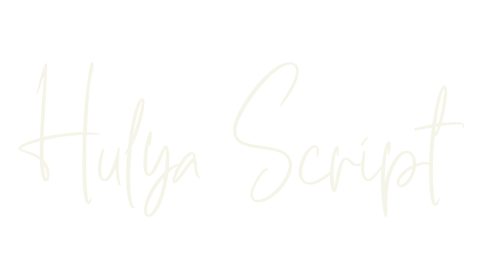 Hulya Script, fancy font preview