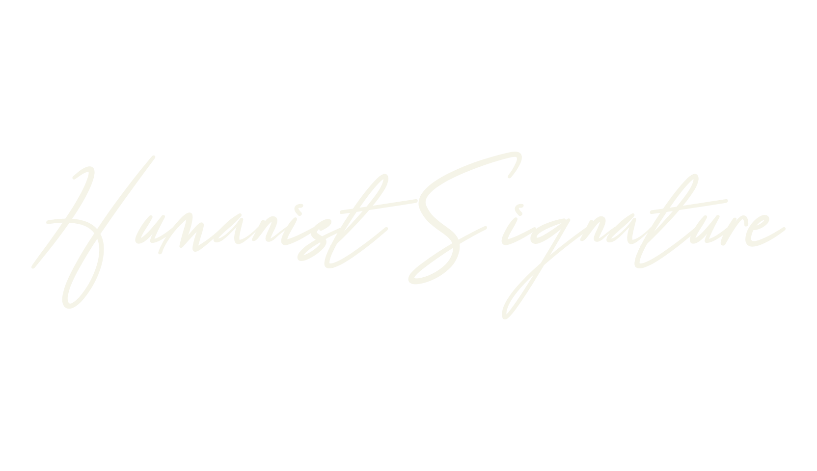 Humanist Signature, signature font preview
