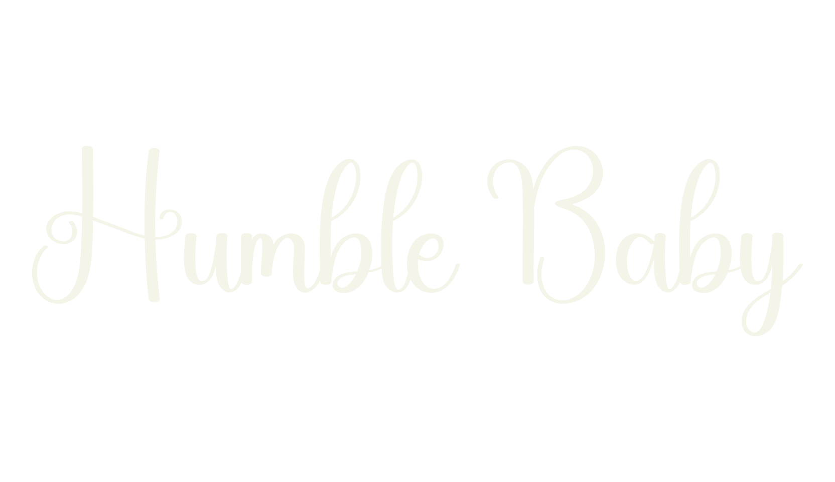 Humble Baby, fashion script font preview