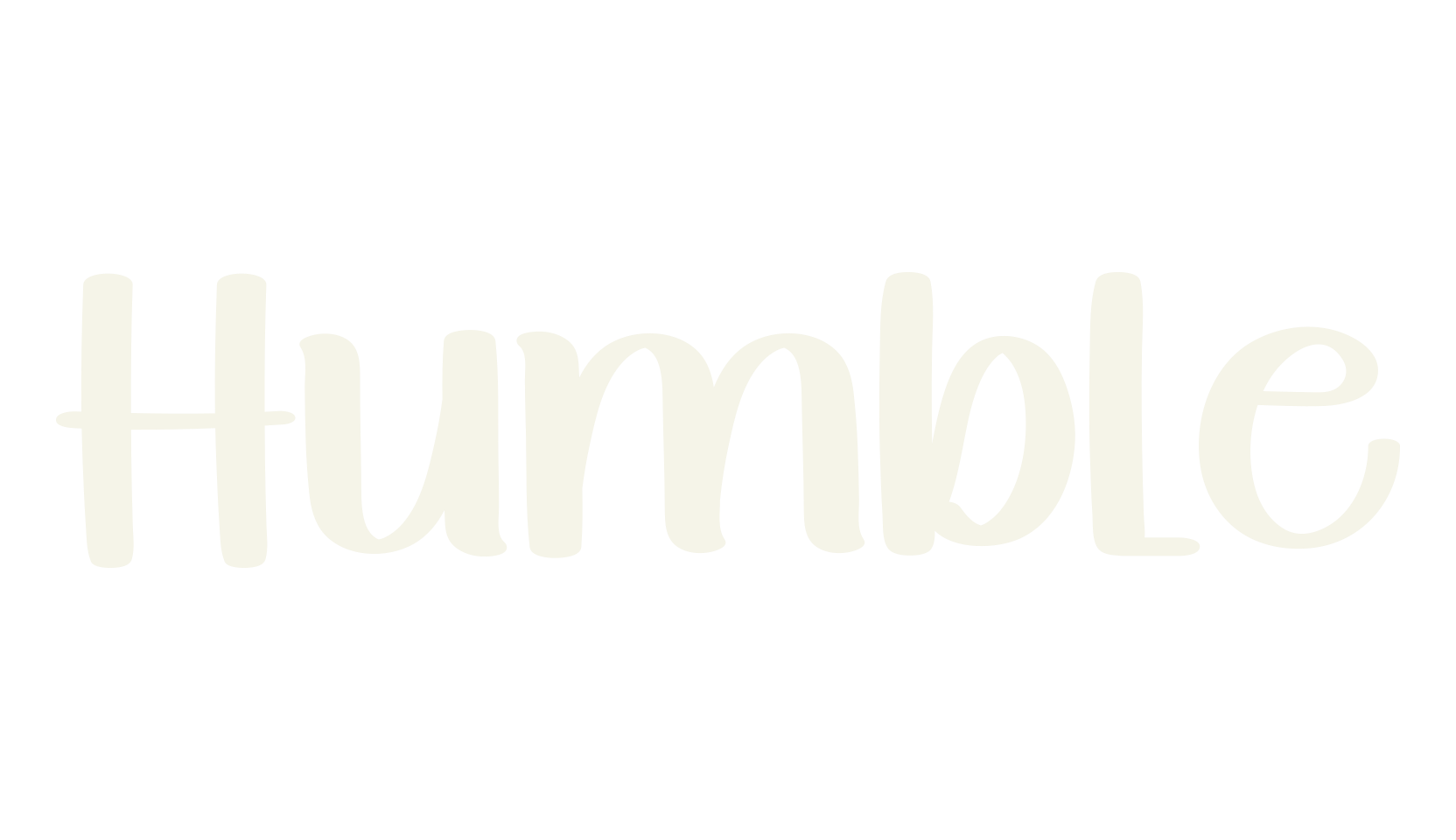 Humble, birthday font preview