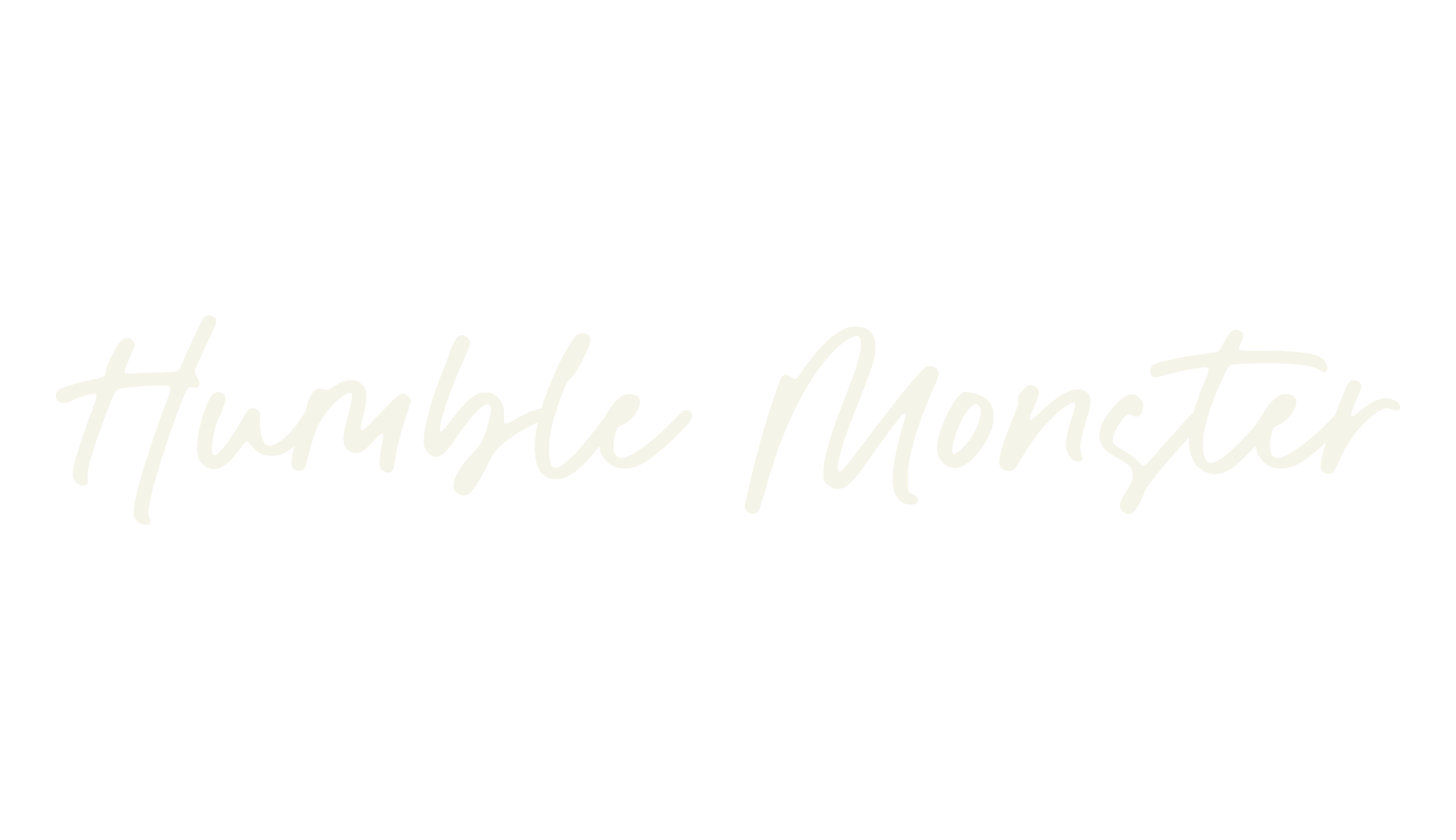 Humble Monster, calligraphy font preview