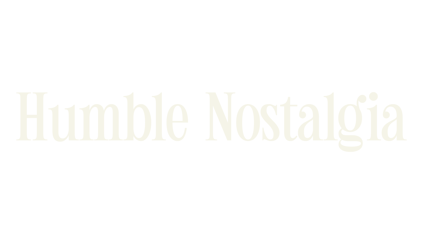Humble Nostalgia, elegant font preview