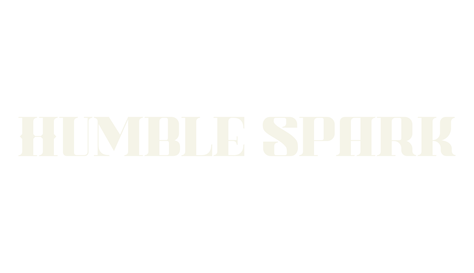 Humble Spark, bold font preview