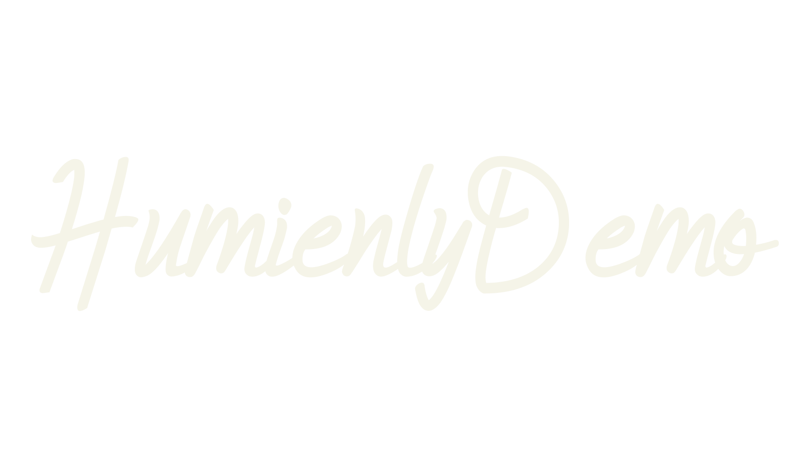 HumienlyDemo, vintage font preview