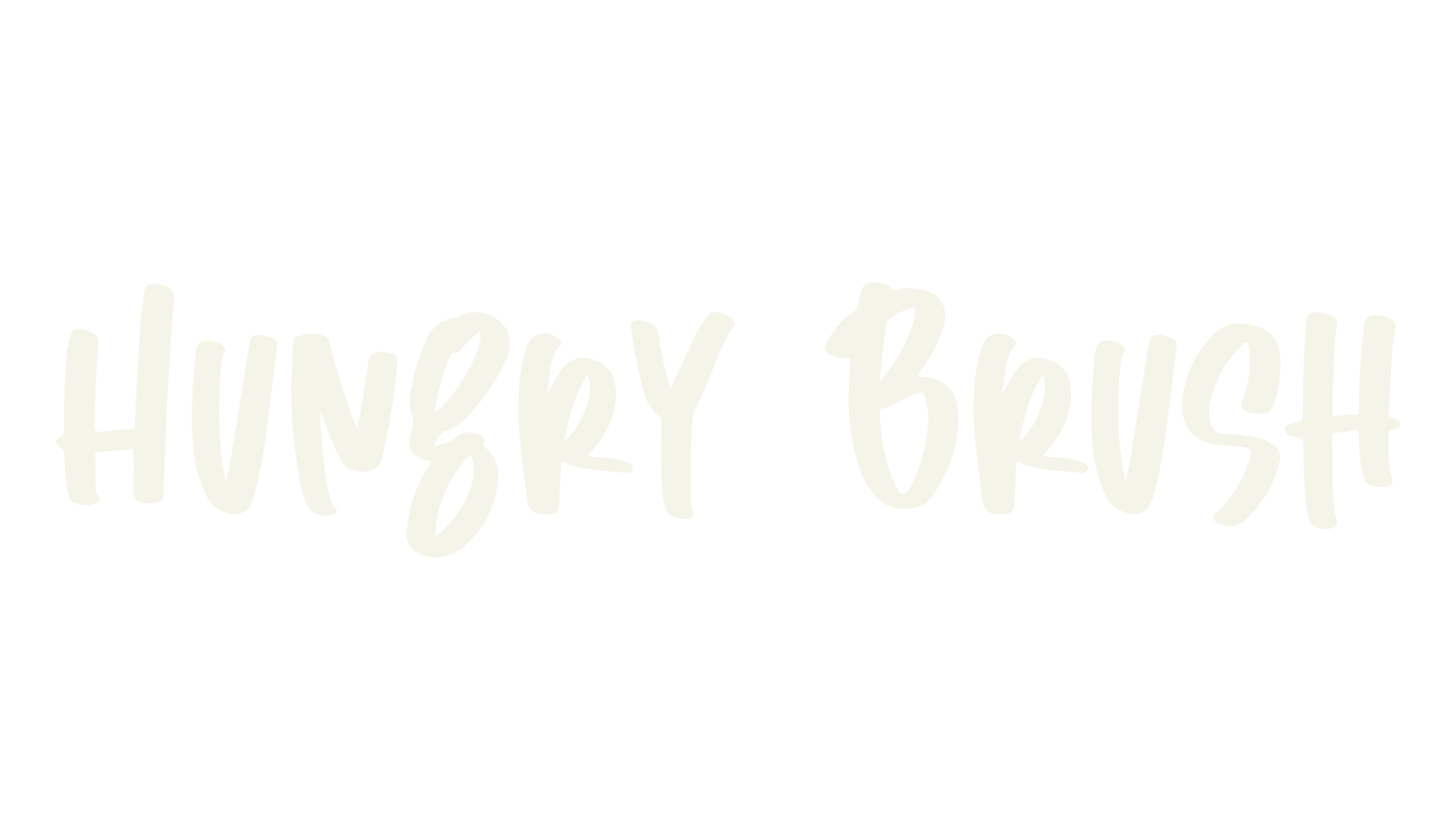Hungry Brush, graffiti font preview