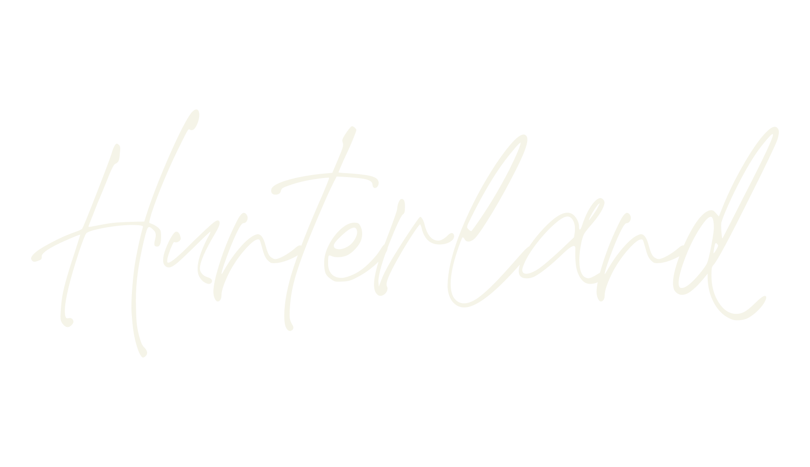 Hunterland, lettering font preview