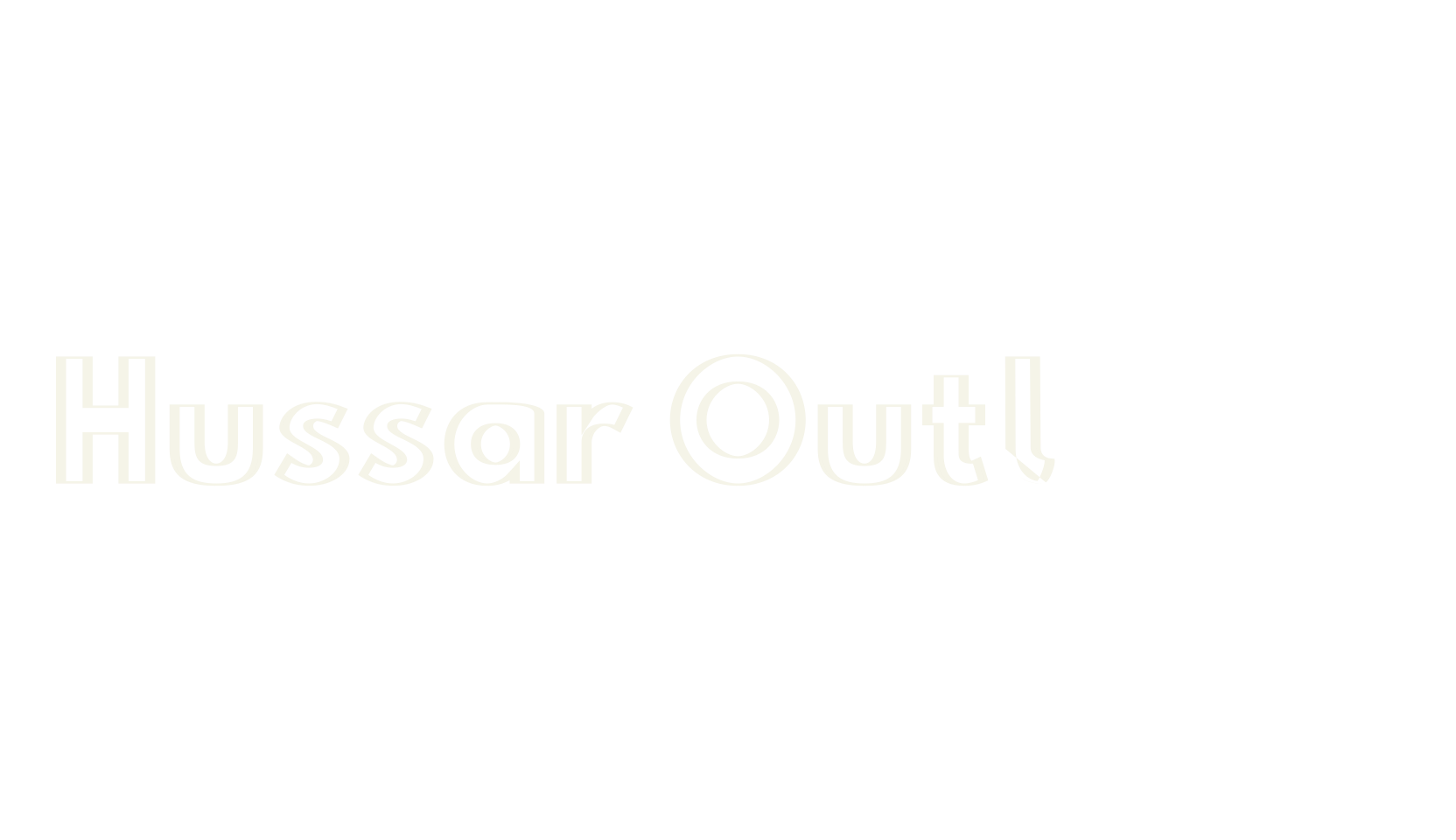 Hussar Outliner, sans font preview