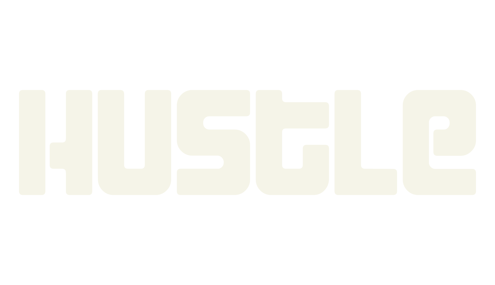 Hustle, sans font preview