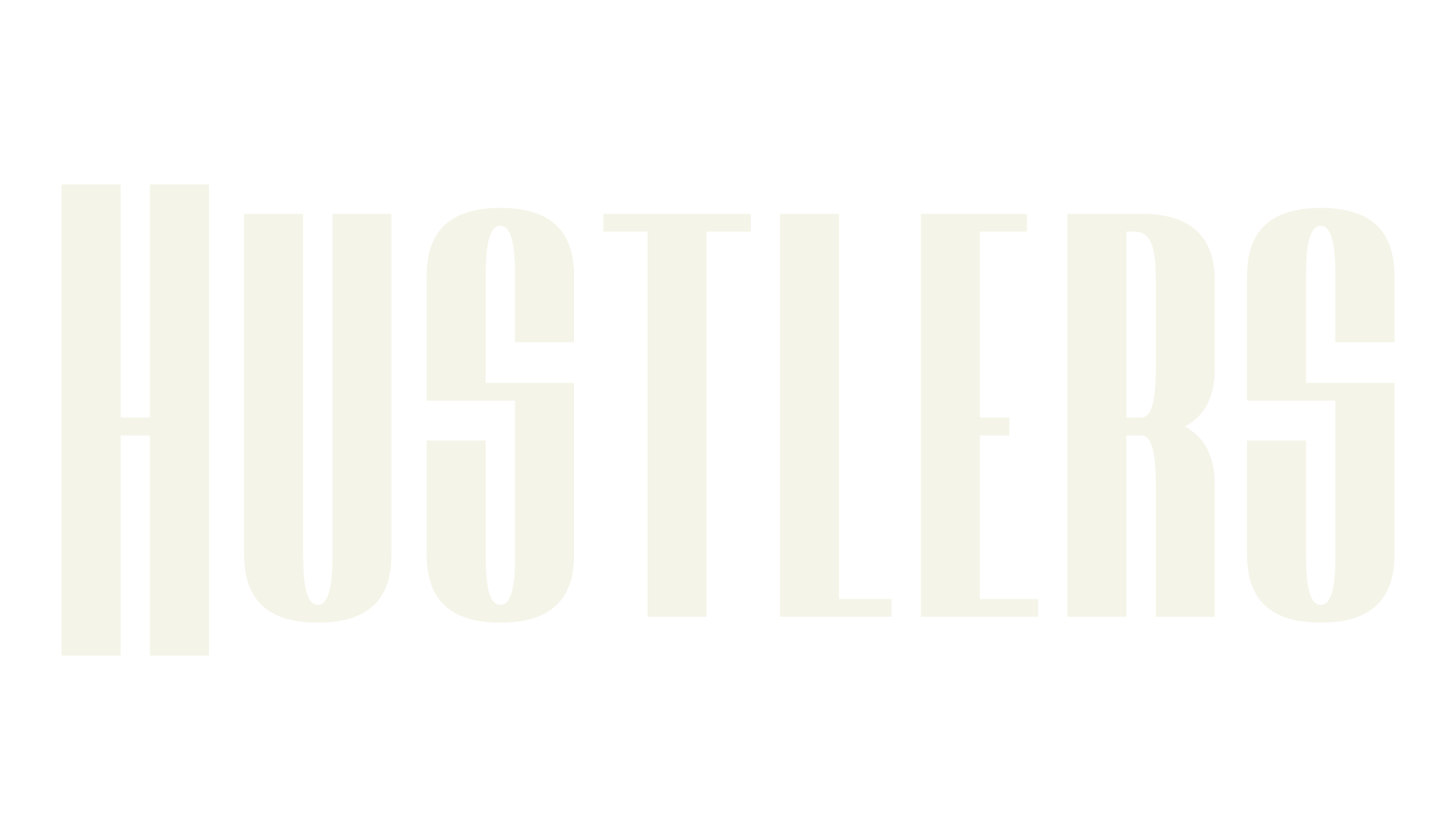 Hustlers, sans serif font preview