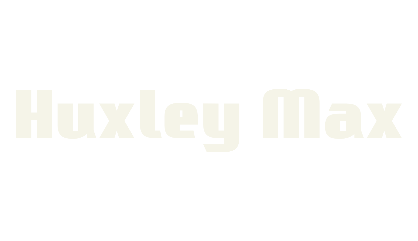 Huxley Max, bold font preview