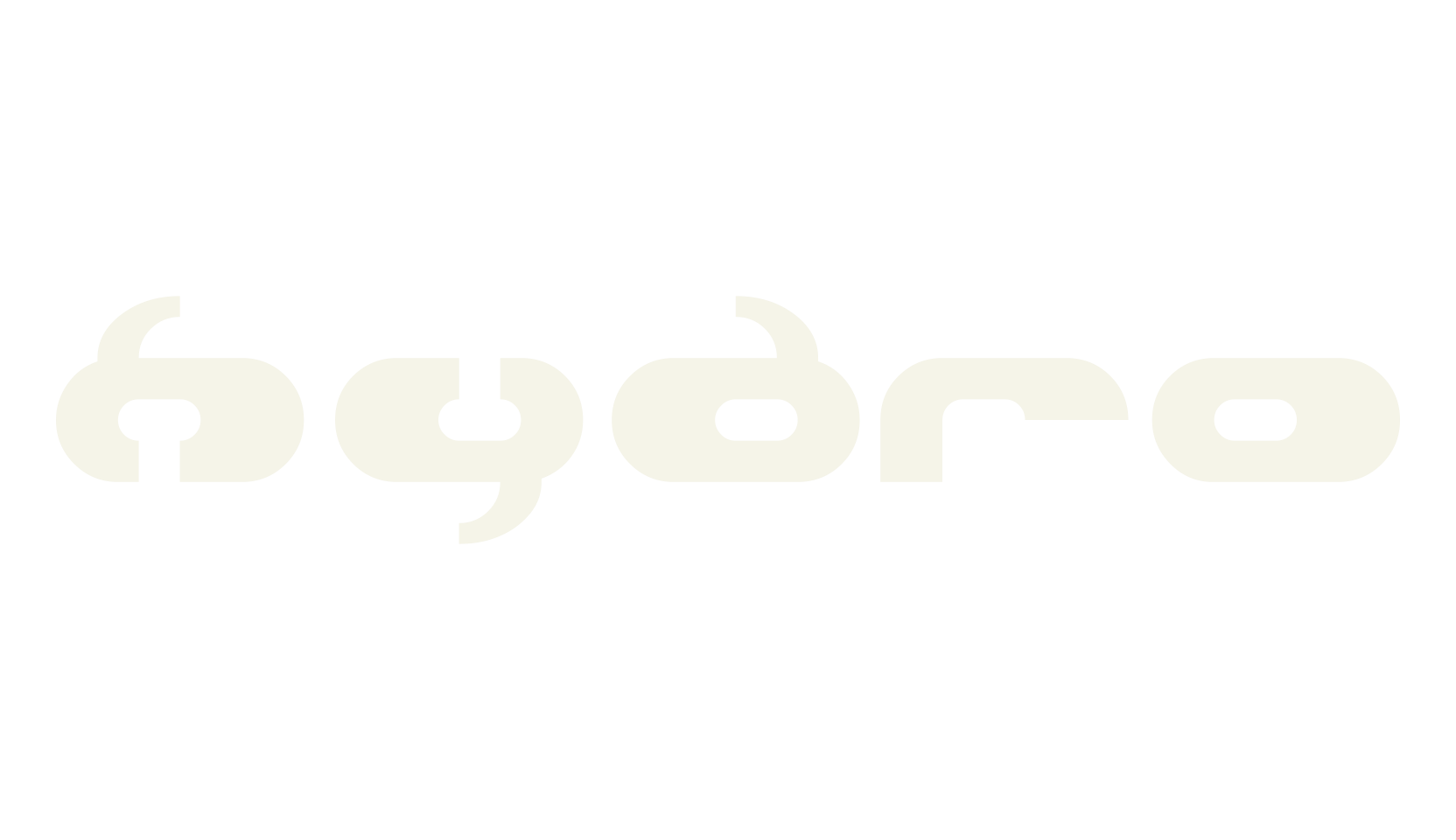 Hydro, rounded font preview