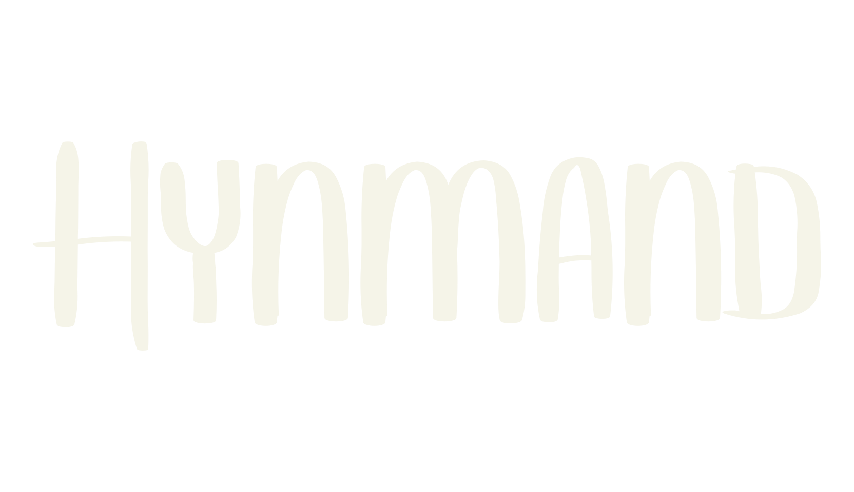 Hynmand, hand drawn font preview
