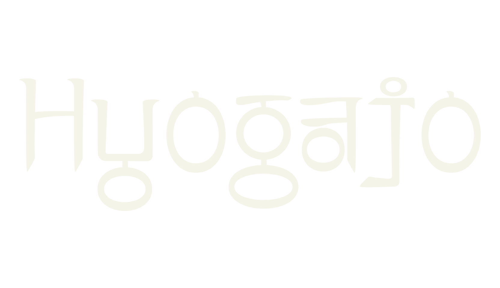 Hyogajo, korean font preview