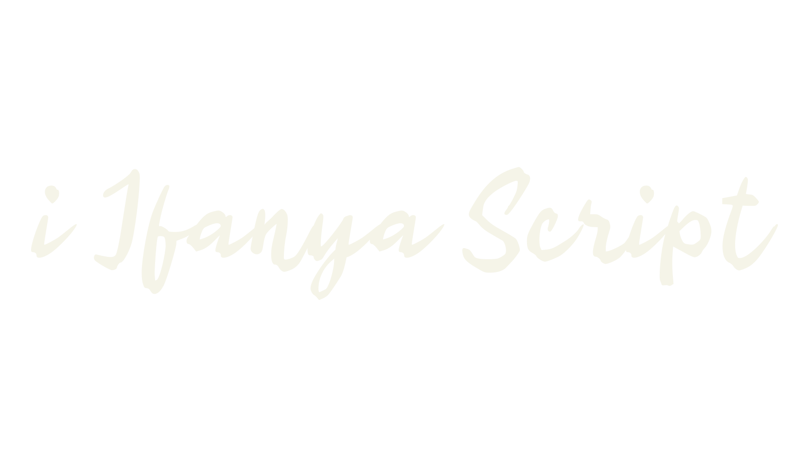 i Ifanya Script, cursive font preview