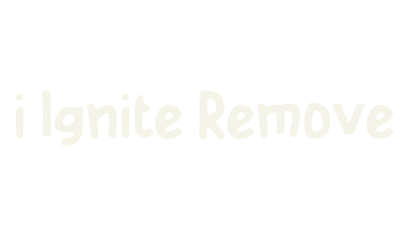 i Ignite Remove, cool font preview