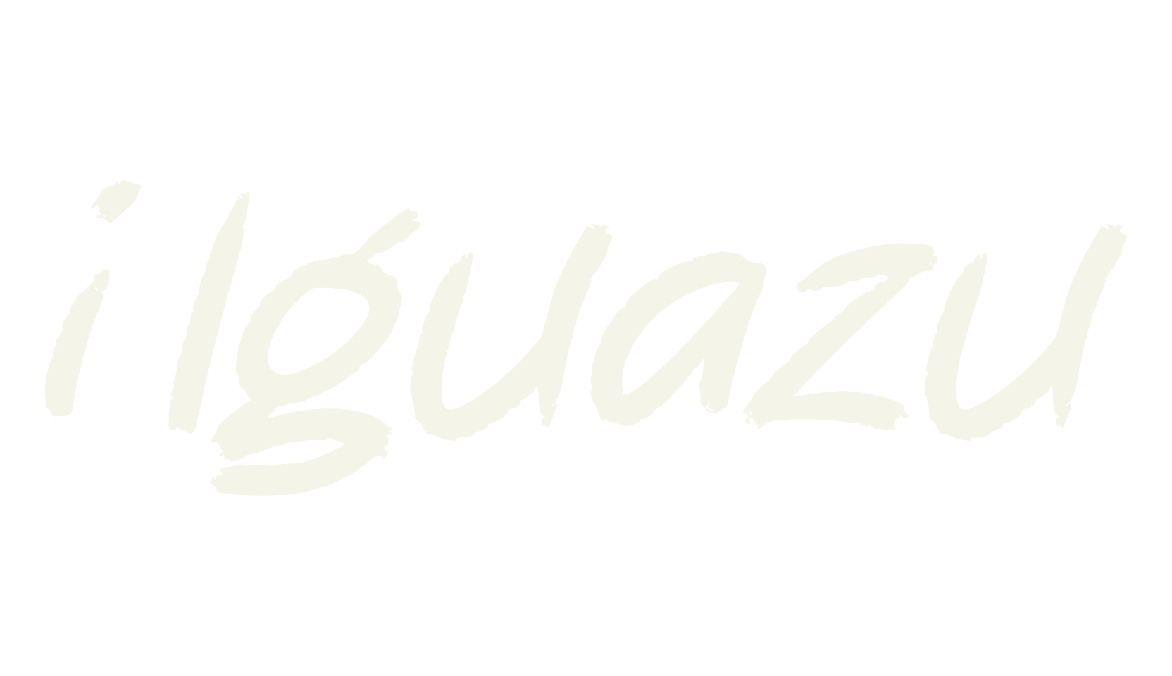 i Iguazu, hand drawn font preview