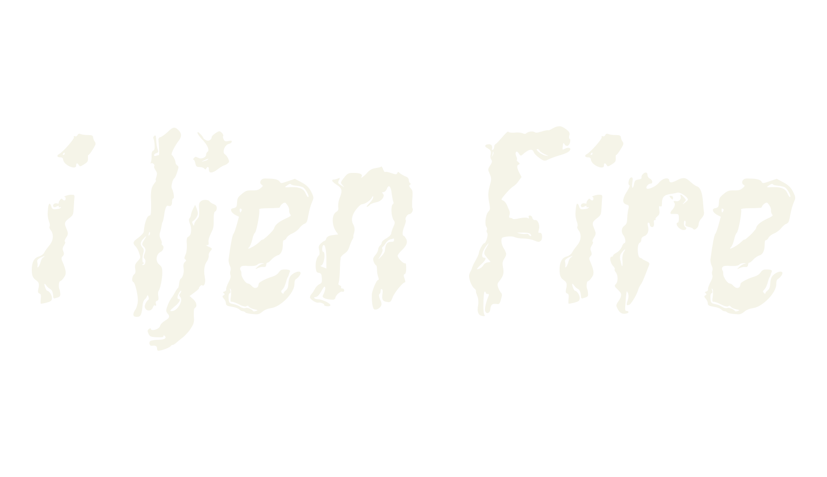 i Ijen Fire, fire font preview