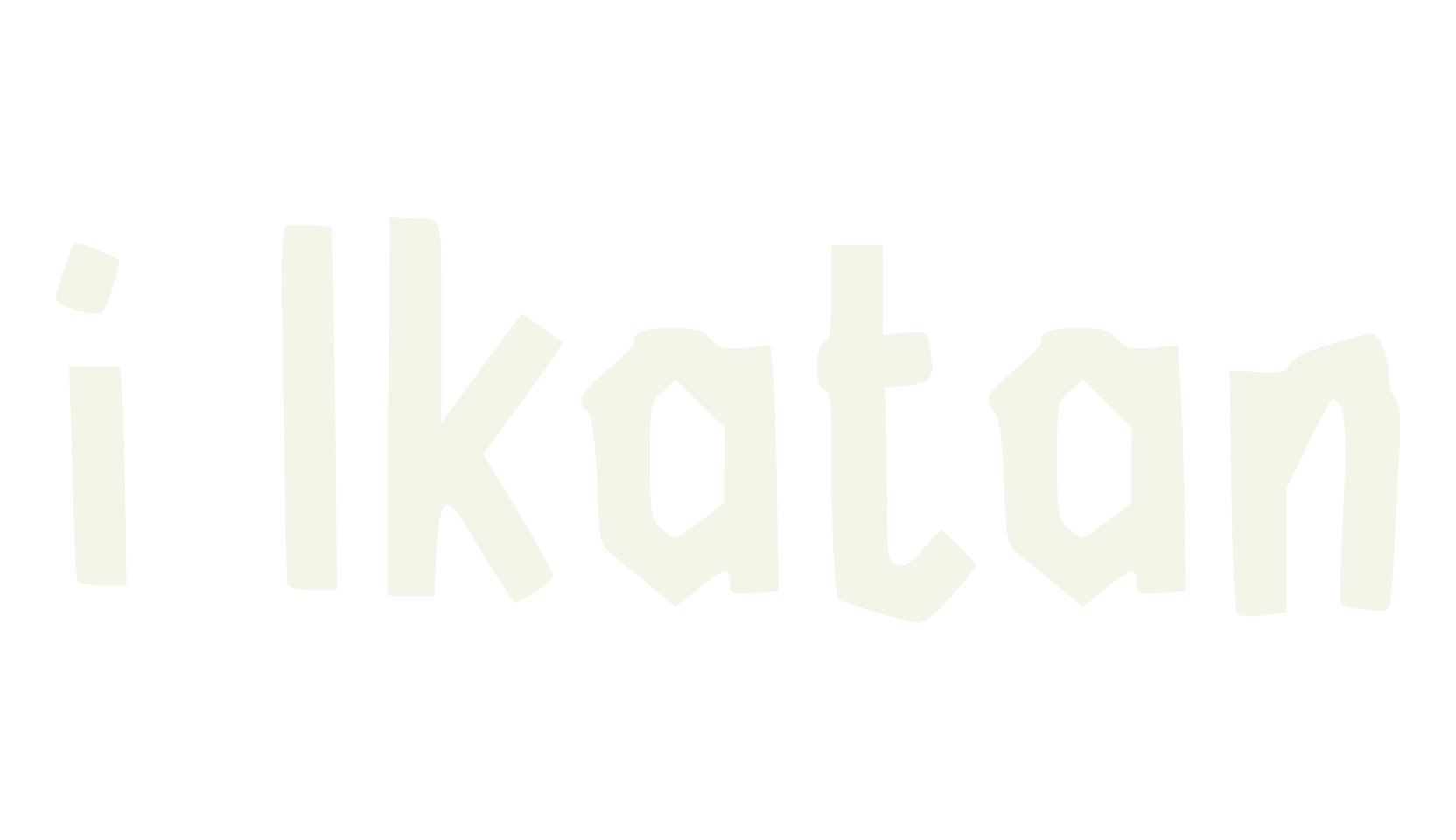 i Ikatan, cool font preview