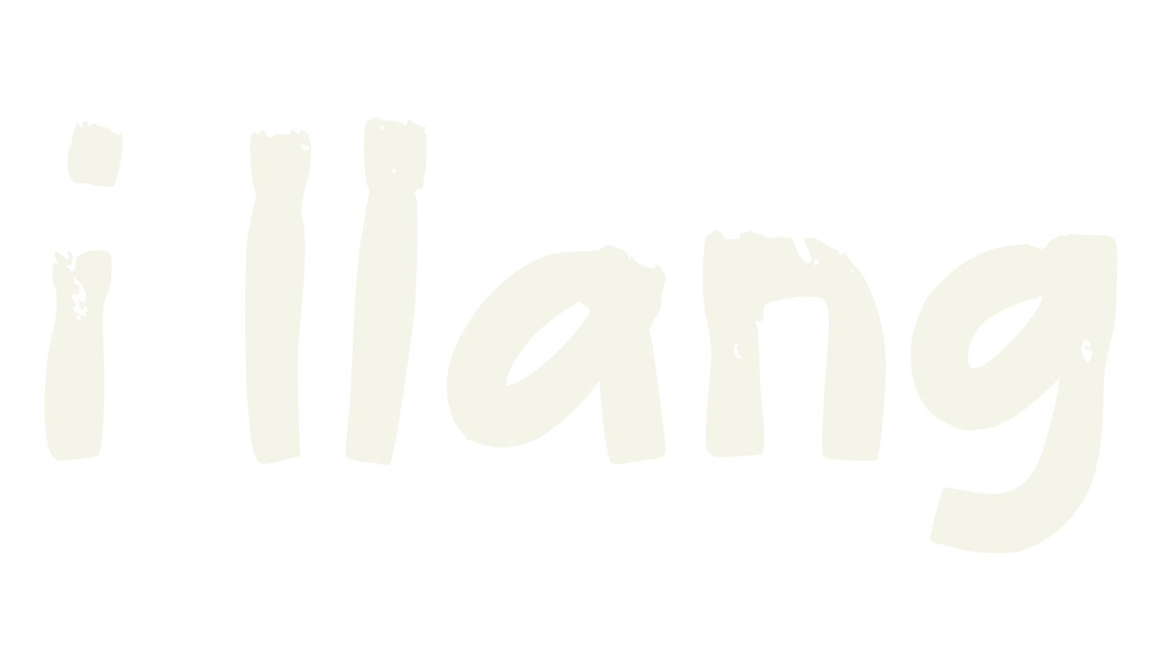 i Ilang, lettering font preview